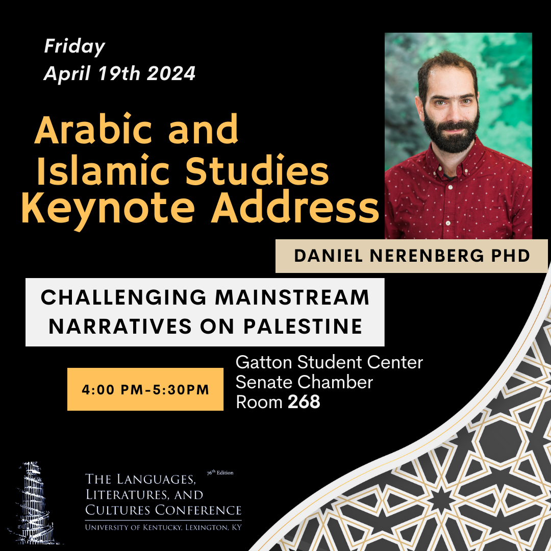 Arabic and Islamic Studies keynote